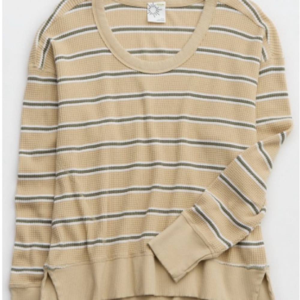 OFFLINE by Aerie Oversized Wow! Waffle Shirt